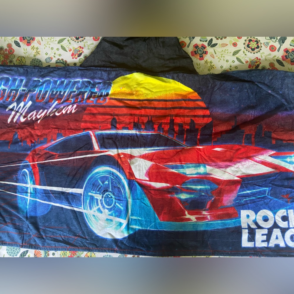 Rocket League Hooded Towel NWT